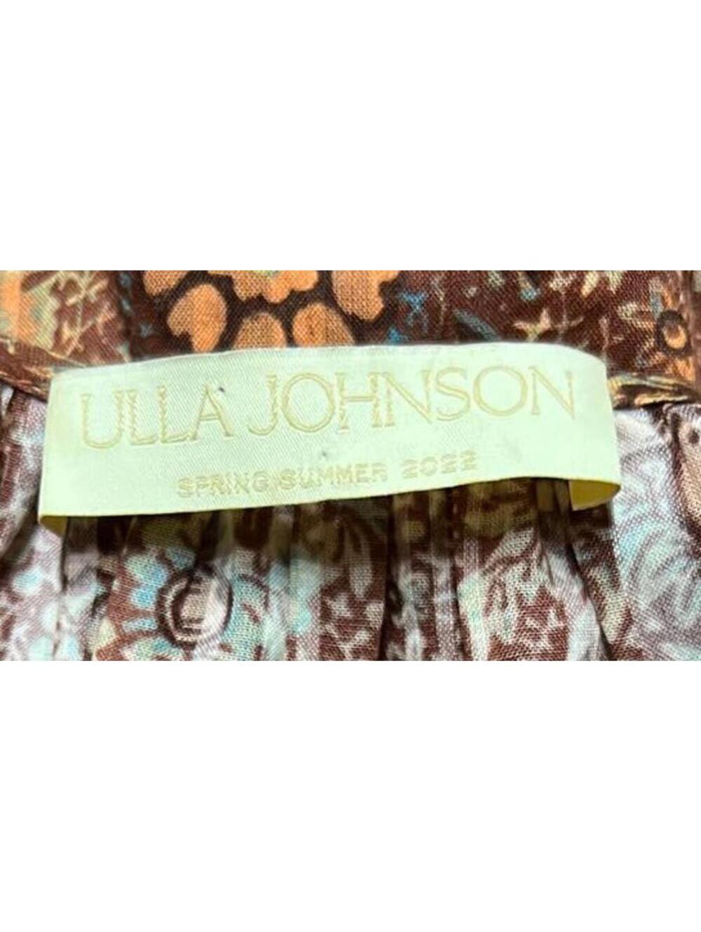 Ulla Johnson Virginia Midi Dress Boho Chic Floral Cottagecore Autumm Size 4 - Picture 5 of 9